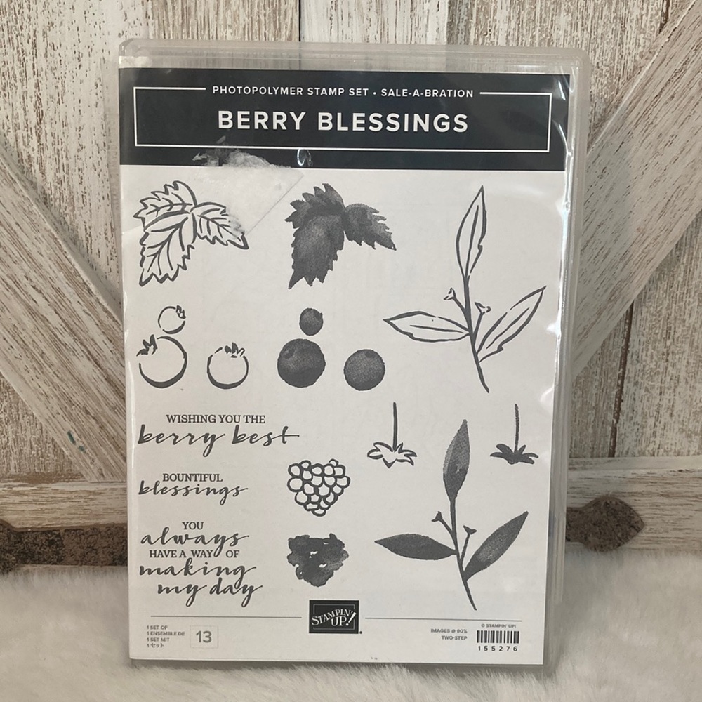 Stampin’ Up Berry Blessing Stamp Set